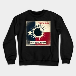 Texas Total solar eclipse 2024 Crewneck Sweatshirt